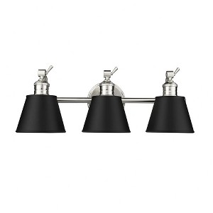 Millennium Lighting Layne 3 - Light Vanity in  Brushed Nickel - 1 of 3