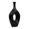 Modern Decorative Ceramic Vase - Accent for Home, Office & Living Room - Stylish Tabletop Centerpiece for Floral Arrangements - 3 of 4