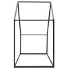 Twin Size Metal House Bed with Roof for Kids,Teens - 3 of 4