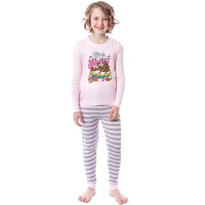 Scooby-Doo Girls' Life Is Sweet Character Donuts Pie Cookies Pajama Set Pink - 1 of 3