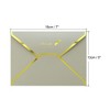 Unique Bargains Wedding Birthday Luxury Style V Flap Invitation Envelopes 7 x 5'' 20 Pcs - 2 of 4