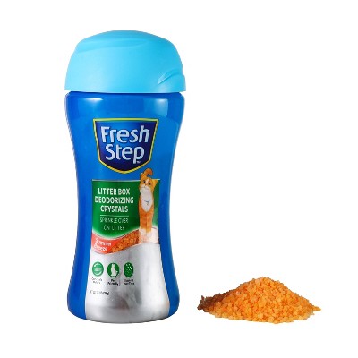 Fresh Step Summer Breeze Deodorizing Crystals Litter Box for Cats - 15oz