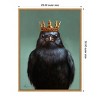 Amanti Art 23"x30" King Crow by Lucia Heffernan Framed Canvas Wall Art - 4 of 4