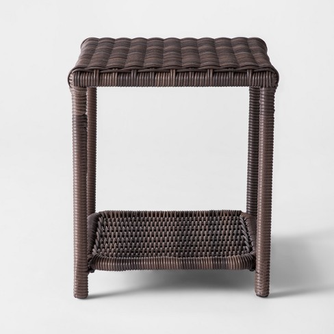 wicker end tables