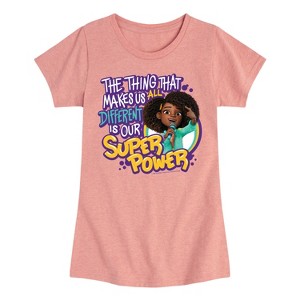 Girls' - Karma's World - Our Super Power Fitted Short Sleeve Graphic T-Shirt - 1 of 4