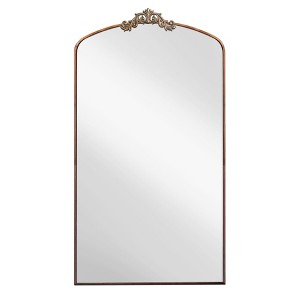 ALEXOUN 36 x 66 Inches Vintage Ornate Arched Floor Mirror,Large Free standing Floor Mirror  with Metal Frame,for Bedroom&Dressing Room, - 1 of 4