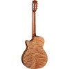 Luna High Tide Exotic Mahogany Nylon-String Acoustic-Electric Grand Concert Cutaway Guitar Satin Natural - 4 of 4