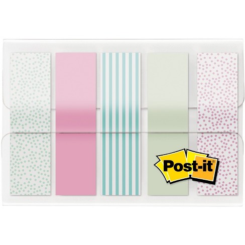 3m Post-it Flags 20 Flags/pd 0.47" 100 Flags/pk Ast Pastels 684grdnt ...