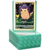 Monster Top Loaders for Trading Cards - 25, 3x4" Clear Hard Plastic Protector w Green Border- Compatible w Yugioh, Sports & More - 3 of 4