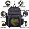 Generic Youth Soccer Bag - Boys Girls Soccer Backpack & Bags for Basketball, Volleyball & Football | Includes Separate Cleat and Ball Compartment - 4 of 4