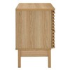 Modway Render 2-Drawer Nightstand - Mid-Century Modern Wood Bedside Table with Oak Finish and Splayed Legs - 2 of 4