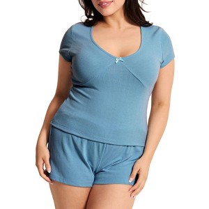 Adore Me Women's Eloise PJ Sleepwear - 1 of 4