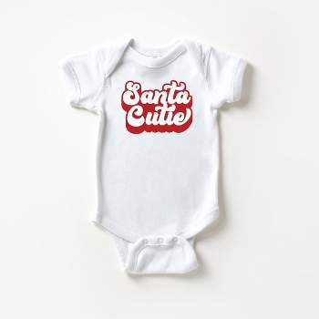The Juniper Shop Santa Cutie Baby Bodysuit