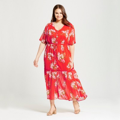 red maxi dress target