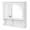 SEVOBAL Bathroom Storage Cabinet 30 Inch Wall Mounted Mirror with Adjustable Shelves for Organized Bathroom Living Space, White, 30"*7.3"*28.7" - 3 of 4