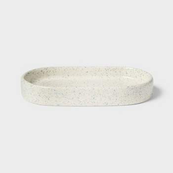 Bath Tray Speckled Ivory - Room Essentials™