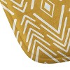 34"x21" Avenie Bohemian Diamonds Honey Memory Foam Bath Rug White - Deny Designs: Microfiber, Machine Washable, Non-Slip Backing - 3 of 3