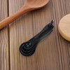 Unique Bargains Measuring Cups Round Handle Measuring Spoon Set 5-Piece Dishwasher Safe PP 1 Set - 2 of 4
