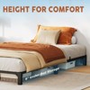 Platform Bed Frame, Heavy-Duty Metal Frame with Steel Slats, 800 lbs Capacity & Under-Bed Storage - 3 of 4