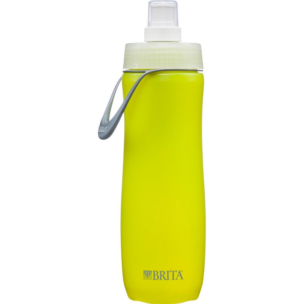 Brita 23.7 Ounce Hard Sided Water Bottle with 1 Filter, BPA Free