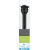 Home Mart Goods Matte Black Regent Metal Shower Curtain Tension Rod Rust Resistant Non-Slip - 42"-72" - 4 of 4