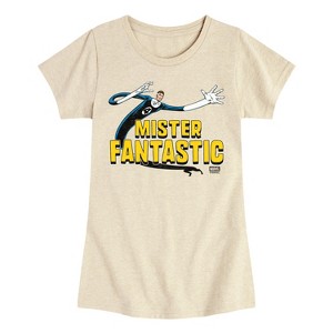 Girls' - Marvel - Fantastic Four Mister Fantastic Fitted Short Sleeve Graphic T-Shirt - 1 of 3