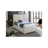 Meridian Furniture,Crosby Linen Textured Fabric Bed - 2 of 4