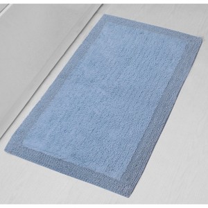 Home Weavers Luxury Collection 100% Cotton Tufted Bathroom Rug, Non-Slip Latex Bath Rug - 1 of 4