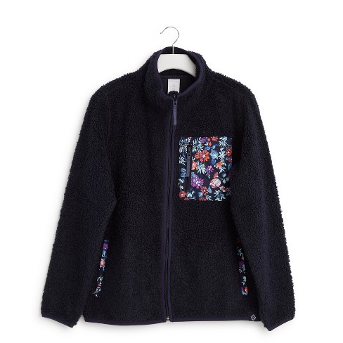 Vera Bradley Women's Fleece Teddy Fleece Zip-up Blooms And Branches : Target