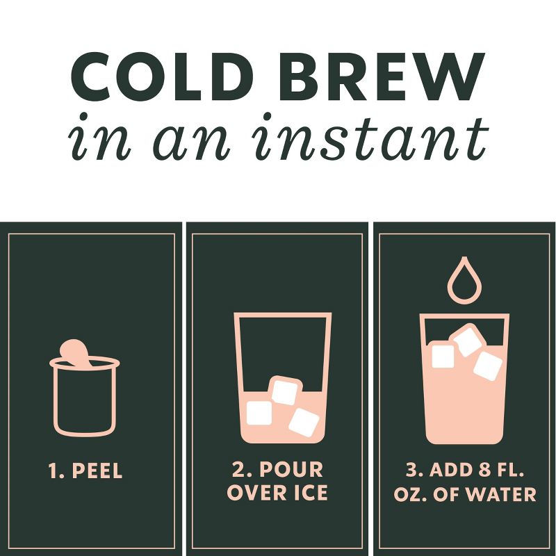 Starbucks Cold Brew Coffee &#8212; Signature Black Medium Roast &#8212; Single-Serve Concentrate Pods &#8212; 1.35 fl oz/6ct, 5 of 10