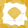 Unique Bargains Wedding Birthday Decor Artificial Silk Flower Rose Petals 2x2 Inch 1200 Pcs Orange - 2 of 3