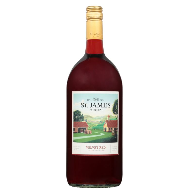 St. James Red Velvet Red Wine - 1.5L Bottle, 2 of 8