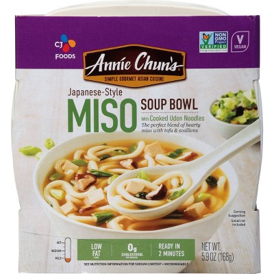 Annie Chun S Japanese Style Miso Microwavable Soup Bowl Oz Target