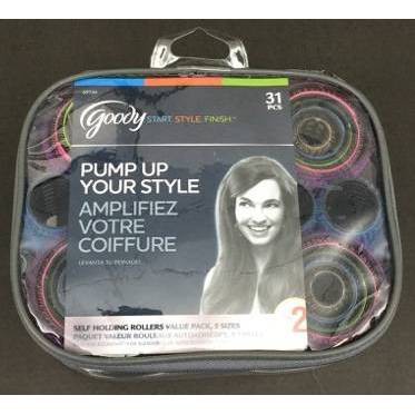 Volume Boost Self-Gripping Plastic Hair Rollers Set