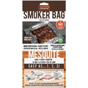 Camerons Smoker Bags - X Large Mesquite Smoker Bags with Built in Wood Chips (2-Count) - Easily Infuse Smoke Flavor in Any Oven or BBQ (11in x 12in) - - 1 of 4