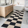 Modern Easy Jute Rug Washable Rug with Non Slip TPR Backing - 3 of 4