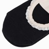 Anna-Kaci Women's Ballet Style Grip Socks with Ruffle Trim and Cross Strap Anti-Slip Sole Yoga and Pilates 2-Pack - 2 of 4
