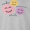 Social Collective Men's Make Someone Smile Long Sleeve Graphic Cotton Pullover Sweatshirt - 2 of 3