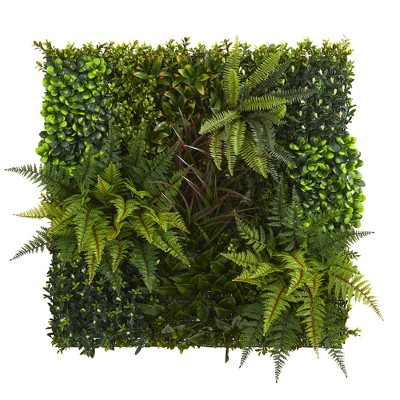 29" X 29" Artificial Green Wall - Nearly Natural