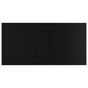 vidaXL Bookshelf Boards 8 pcs High Gloss Black 15.7"x7.9"x0.6" Engineered Wood - 4 of 4