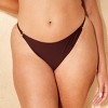 Women's Ring Detail High Leg Extra Cheeky Bikini Bottom - Shade & Shore™ - 4 of 4