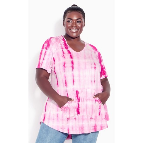 Avenue Leisure | Women's Plus Size Tunic Hoodie T/d - 16w : Target