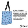 Disney Mickey and Stitch Tote bag - Girls, Boys, Teens, Adults - Mickey Minnie Mouse, Stitch, Classic Canvas Tote Travel Bag - 3 of 4