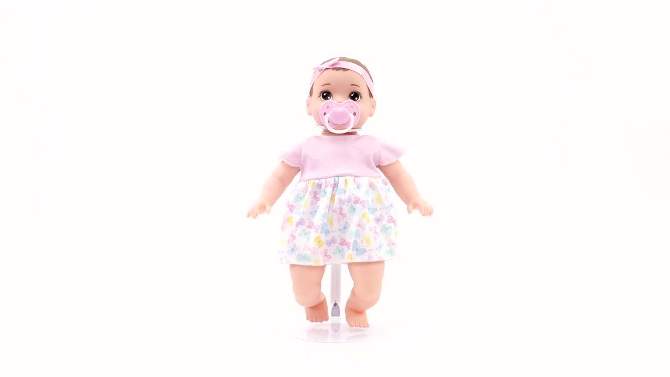 Perfectly Cute 14&#34; Girl Baby Doll - Light Brown Hair, Brown Eyes, 2 of 7, play video
