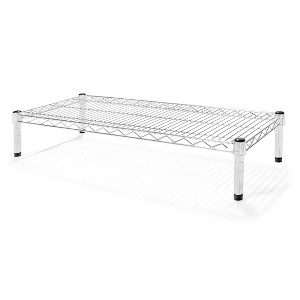 Shelving.com Chrome Wire Shelving with 1 Tier Shelf - - 1 of 3
