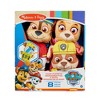 Melissa & Doug PAW Patrol Hand Puppets - 4 Puppets 4 Cards: Educational Creative Play with Chase, Skye, Rubble, Marshall - 3 of 4