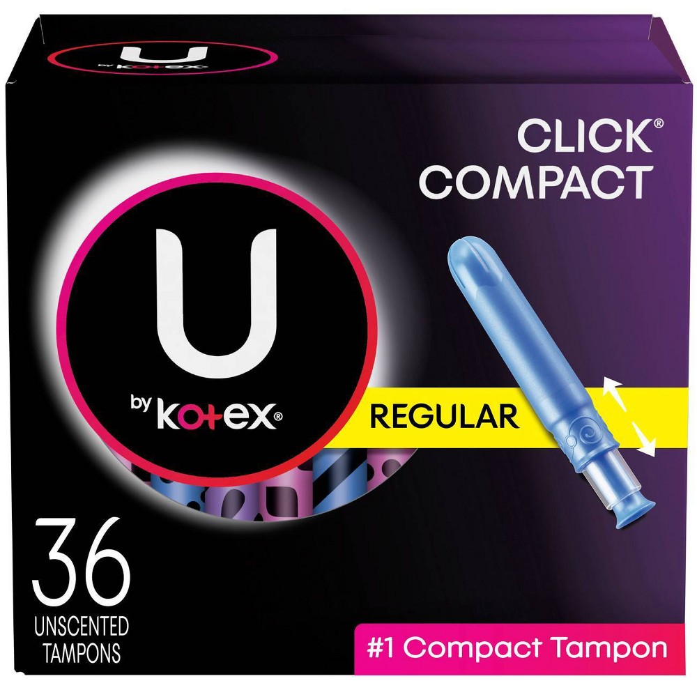 UPC 036000426670 product image for U By Kotex Click Tampons - Regular Absorbency - Plastic - 36ct | upcitemdb.com