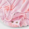 Baby Girls' Ruffle Romper - Cat & Jack™ - 4 of 4