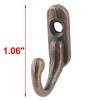 Unique Bargains Cabinet Wall Door Key Hat Bag Hanger Rack Hooks and Hangers Bronze Tone 10 Pcs - 3 of 4