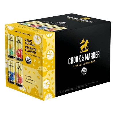 Crook & Marker Spiked Lemonade - 8pk/11.5 fl oz Cans